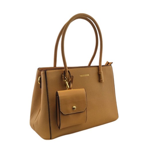 Bolso de mano para mujer en color khaki con estilo elegante y bolsillo extraíble