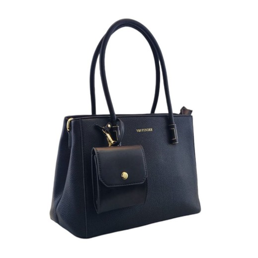 Bolso de mano para mujer en color negro con estilo elegante y bolsillo extraíble