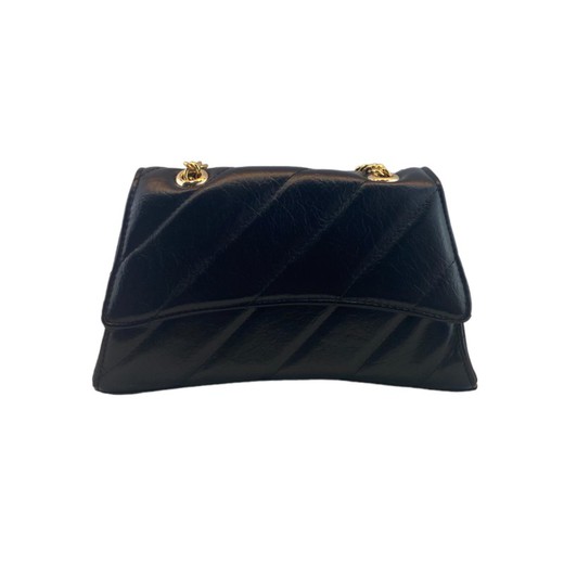 Bolso pequeño para mujer color negro de piel vegana al estilo Hourglass