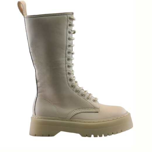 bota militar beige