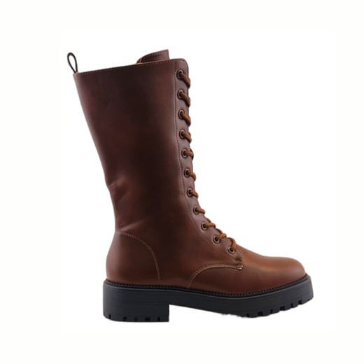 Bota militar camel