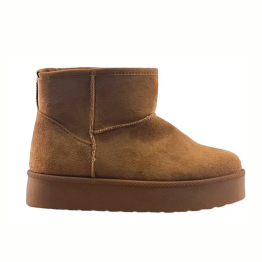 Botas con plataforma camel