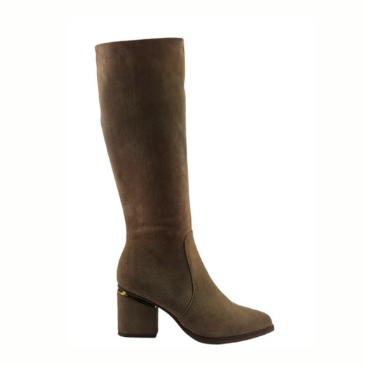 Botas de antelina khaki