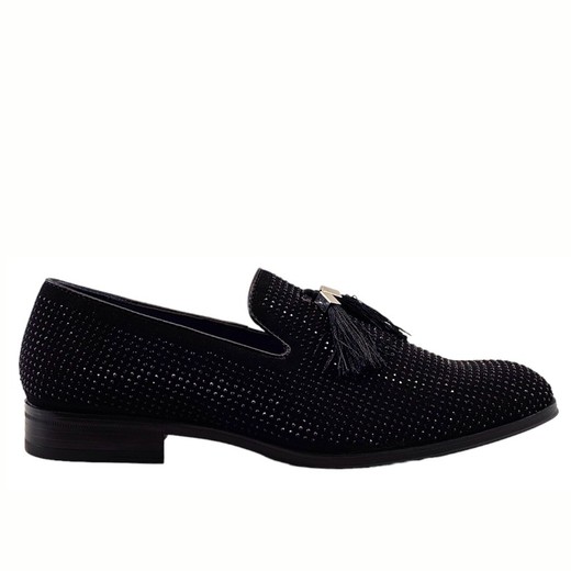 Mocasín hombre color negro para eventos