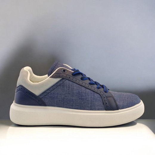 Tenis casual para hombre en color azul