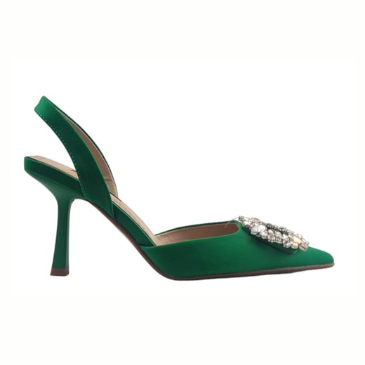 Zapato de fiesta verde