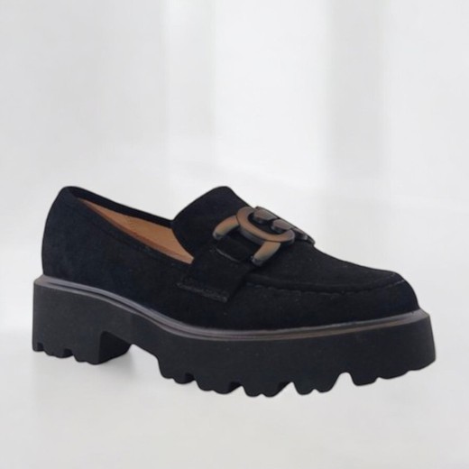 Zapato Loafer Chunky en color negro