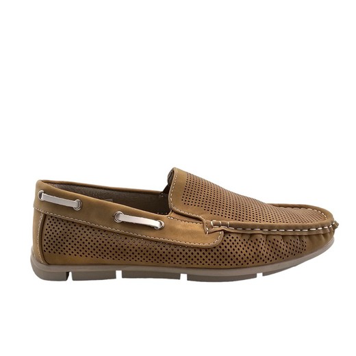 Zapato mocasín para hombre ligero color khaki