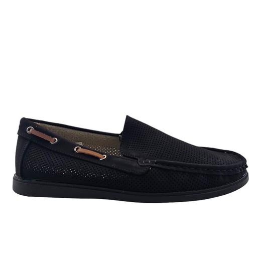 Zapato mocasín para hombre ligero color negro