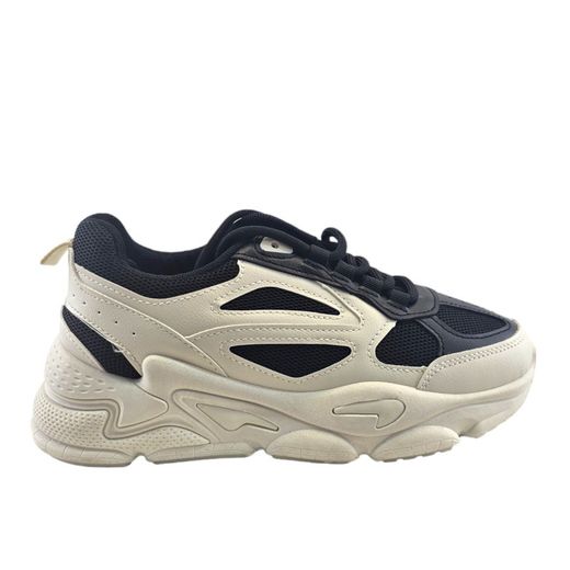 Zapatillas deportivas de color combinado con cordón estilo running