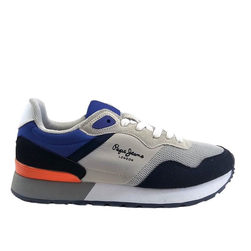 Zapatillas deportivas para hombre en color gris azul Calzadoskaneki